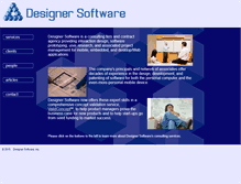 Tablet Screenshot of designer-software.com